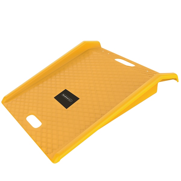 Stalwart Portable Curb Ramp with 1000lb Capacity - For Furniture Dollies, Hand Trucks, by Yellow 75-CAR1030 - main